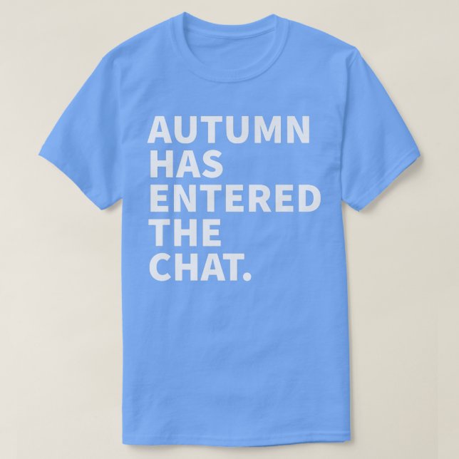 Hösten har angett Personligen Na för Chattan Höste T Shirt (Design framsida)