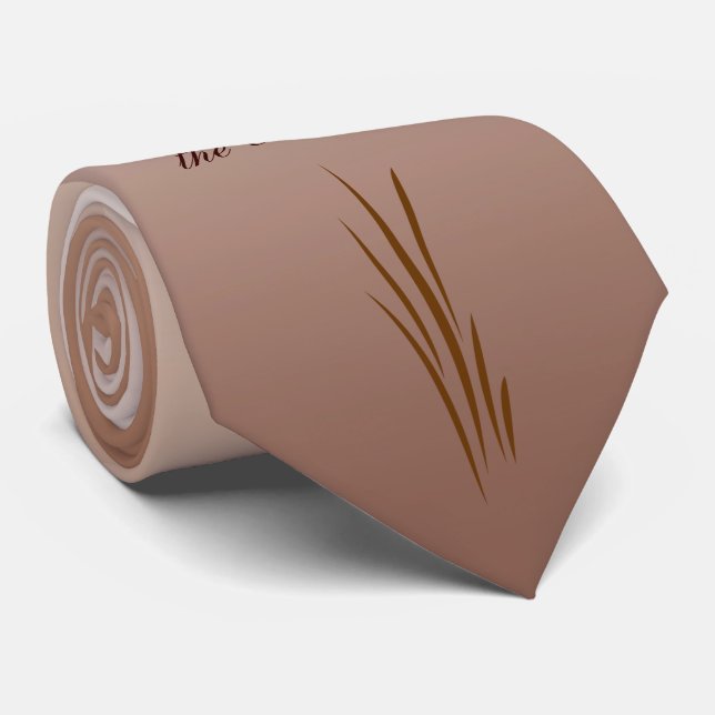 Hösten Harvest Far vid Groom Tie Slips (Rullad)