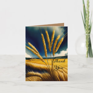 Hösten Harvest Prairie Guld, tillsatt tackkort