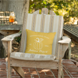Hösten Harvest Pumpkin Family Thanksgiving Decor Kudde