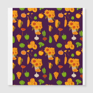 Hösten Healthy Harvest Veggie och Fruits Throw Pi