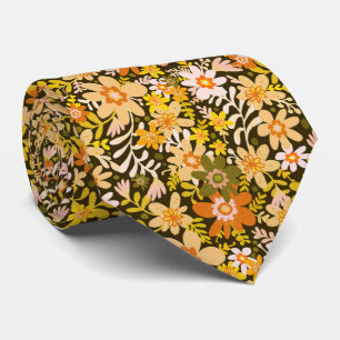 Hösten Hippie Blooms Neck Tie Slips