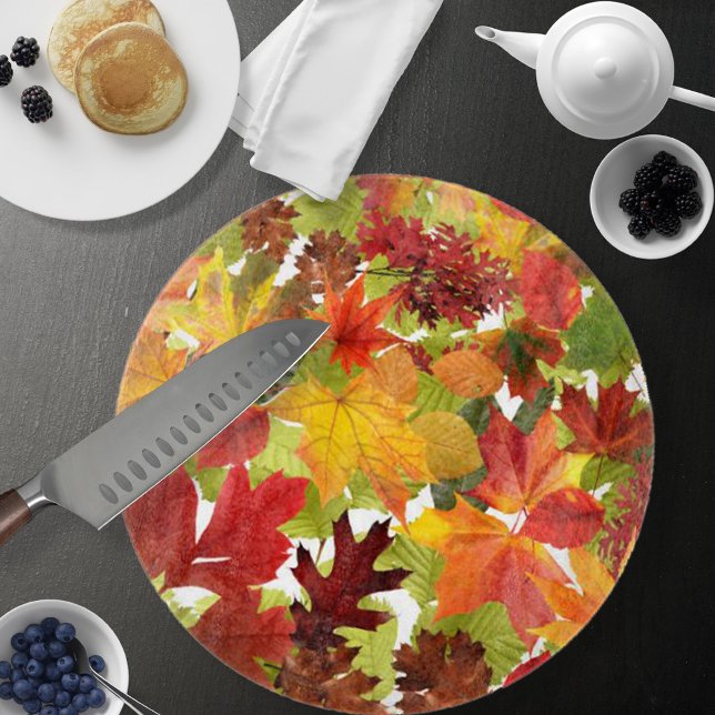 Hösten Höst löv (Autumn Fall Leaves Cutting Board by Looly Elzayat
)