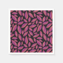 Hösten Höst löv Lila och Svarta Mönster