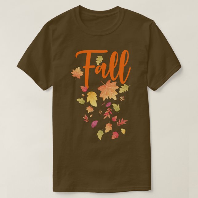 Hösten hösten Löv, fredsäsong Löv Kärlek T Shirt (Design framsida)