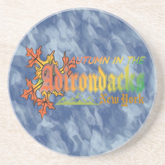 Hösten i Adirondacks New York Blå himmel Bckgrd Underlägg (Framsidan)