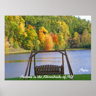 Hösten i Adirondacks of NY Print or Poster