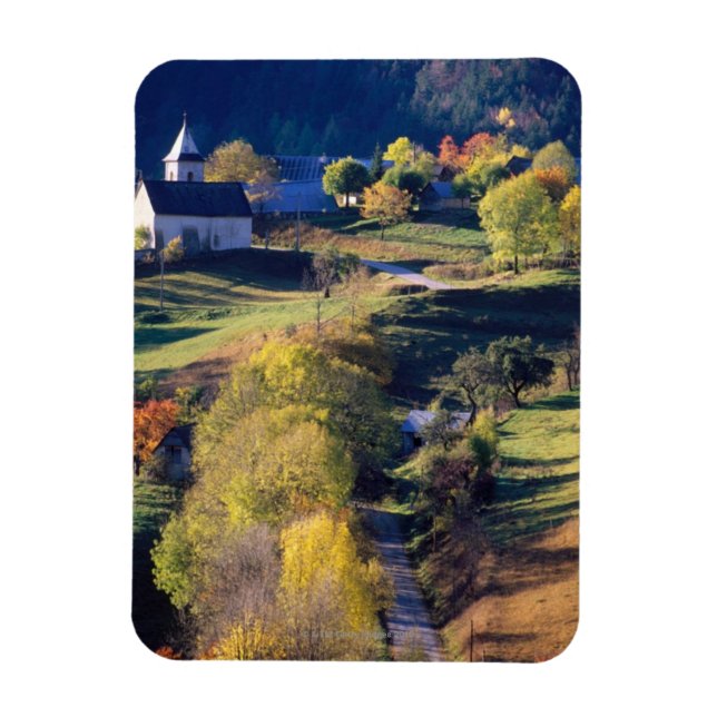 Hösten i Alpernorna Magnet (Vertikal)