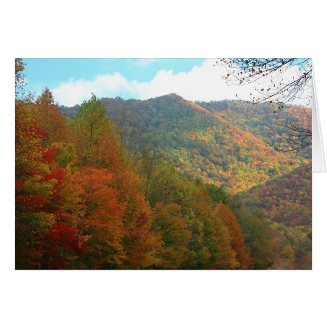 Hösten i Appalachia OBS Kort (Framsidan Horizontal)
