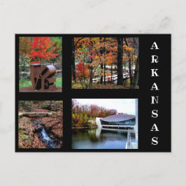 Hösten i Bentonville Arkansas-fotokort Vykort
