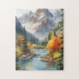 Hösten i bergskusslor pussel