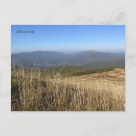 Hösten i Bieszczady-bergen Vykort