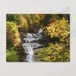 Hösten i Buttermilk Falls Vykort