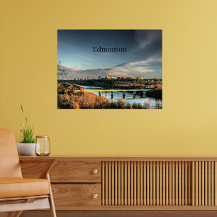 Hösten i Edmonton. Poster