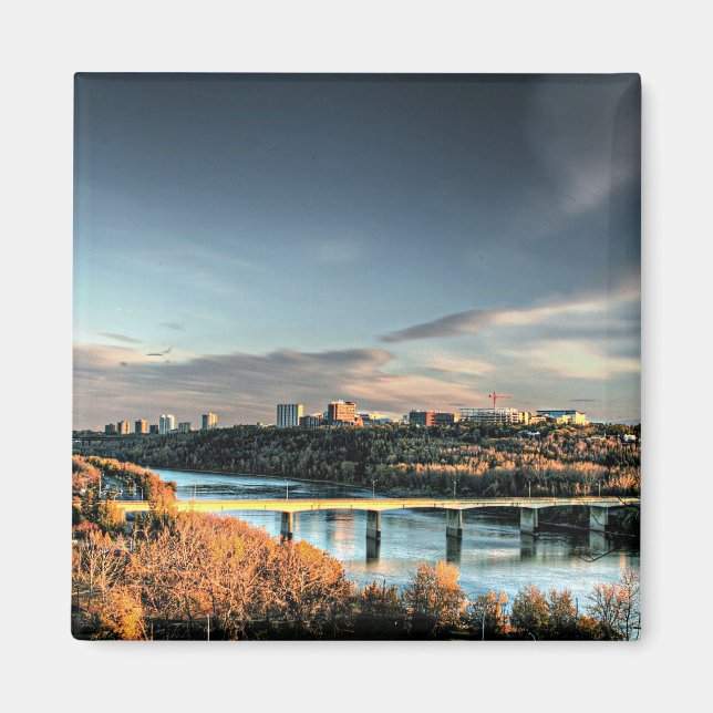 Hösten i Edmonton, scenfotografi, Magnet (Framsidan)