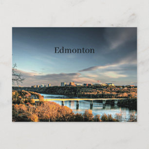 Hösten i Edmonton. Vykort