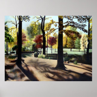 Hösten i Gren Brook Park, NJ. Poster