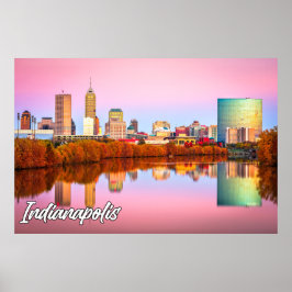 Hösten i Indianapolis, Indiana, Förenta staterna Poster