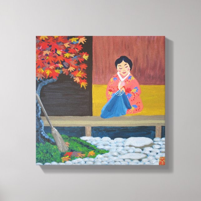 Hösten i Japan Canvastryck (Framsida)
