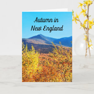 Hösten i New England-kortet Kort