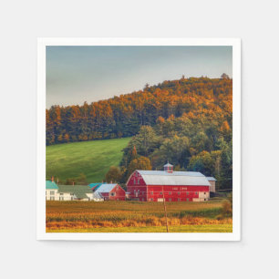 Hösten i New Hampshire Pappersservett