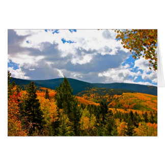 Hösten i New mexico Hälsningskort