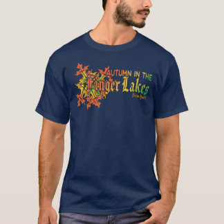 Hösten i New York Finger Sjöar, Löv T-Shirt