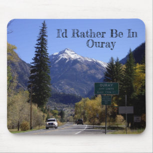 Hösten i Ouray, Colorado City Limits Musmatta