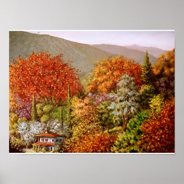 Hösten i Paraskevi Valley Poster (Framsidan)