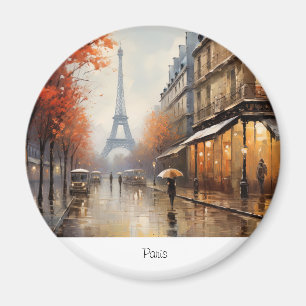 Hösten i Paris Frankrike Magnet