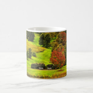 Hösten i parken kaffemugg