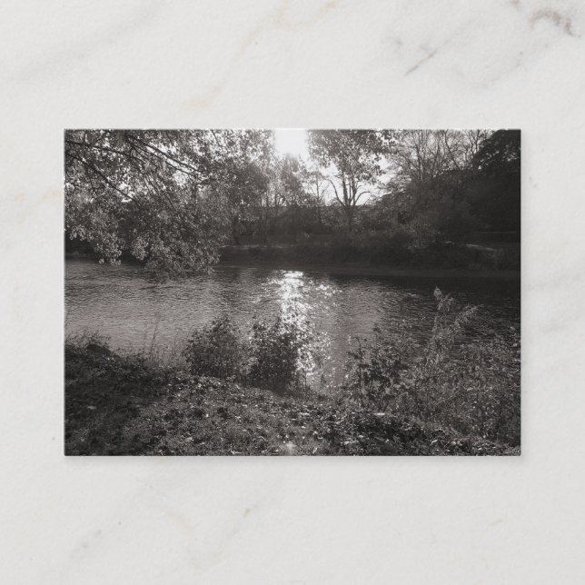 Hösten i parken visitkort (Framsida)