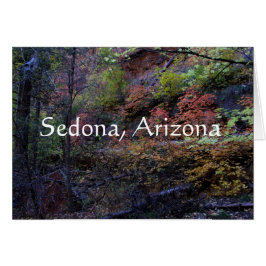 Hösten i Sedona, Arizona Hälsningskort