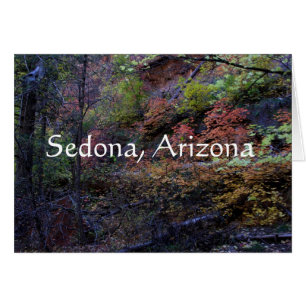 Hösten i Sedona, Arizona Hälsningskort