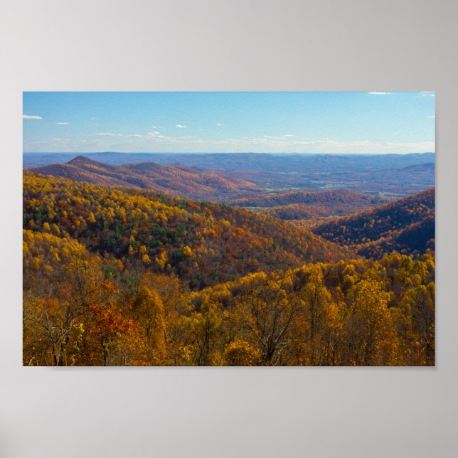 Hösten i Shenandoah nationalpark, Virginia Poster (Framsidan)