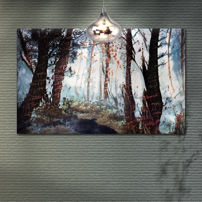 Hösten i Skogen Canvastryck (Skapare uppladdad)