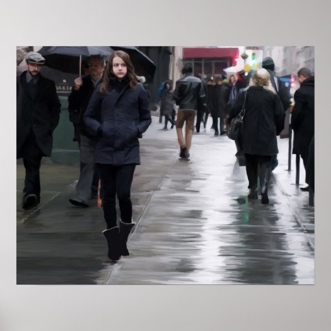 Hösten i staden poster (Framsidan)