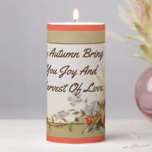 Hösten Joy Pillar Candle