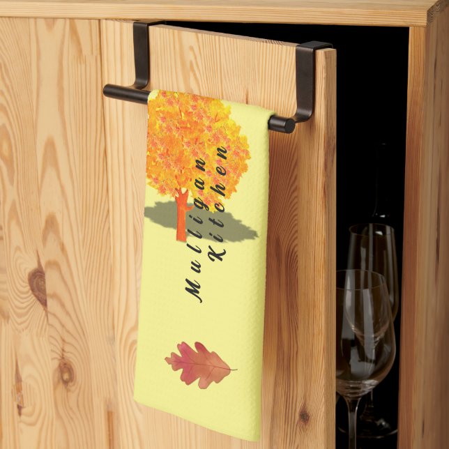 Hösten Kärlek Kökshandduk (Thirds Fold)