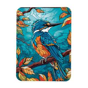 Hösten Kingfisher Flexible Photo Magnet