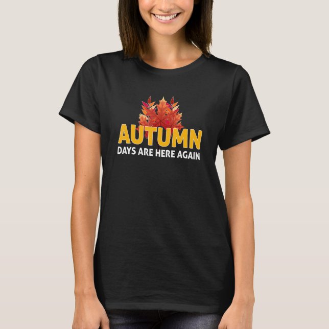 Hösten kommer t shirt (Framsida)
