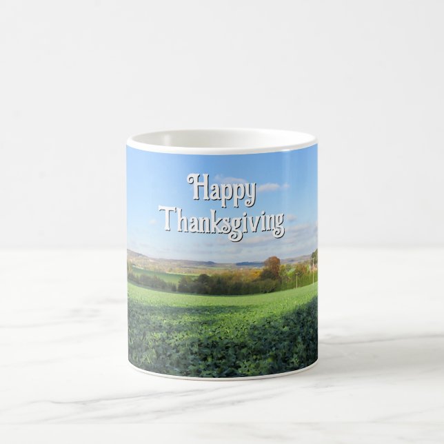 Hösten Land Walk - Thanksgivingen Personlig Kaffemugg (Center)
