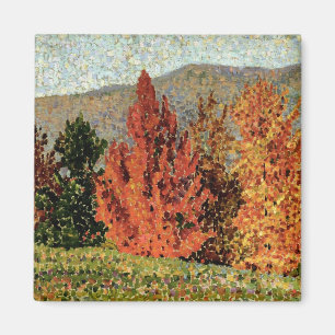 Hösten landskap, c.1903 (olja på kanfas) magnet