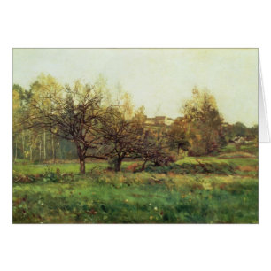 Hösten landskap hälsningskort