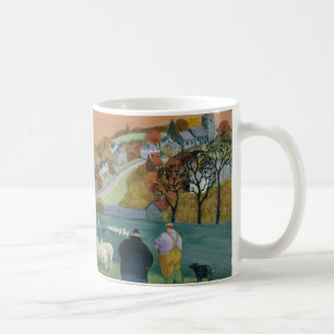 Hösten landskap kaffemugg