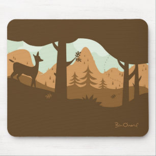 Hösten landskap Mousepad Musmatta