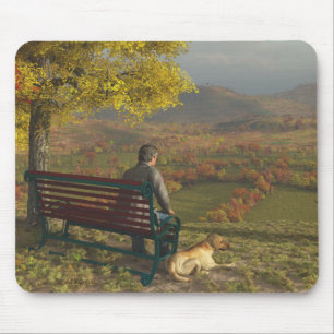 Hösten ledsar Mousepad Musmatta