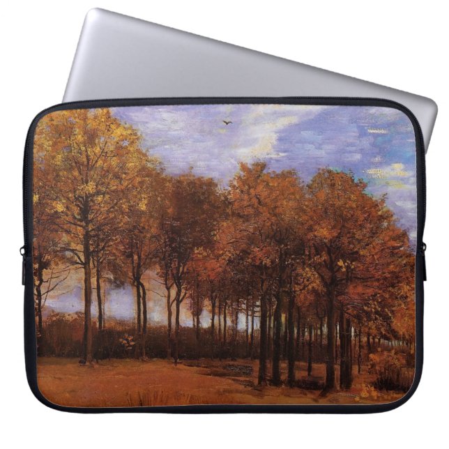 Hösten liggande av Van Gogh. Laptop Sleeve (Framsidan)