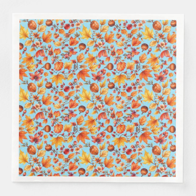 Hösten ligger i Luft Pappersservett (Framsida)