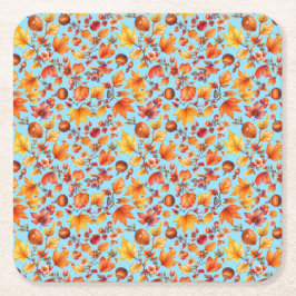 Hösten ligger i Luft Underlägg Papper Kvadrat